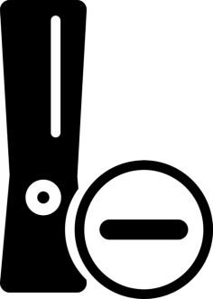 Delete Console Of Games Interface Symbol Laser Cut Svg File, Free Vectors File